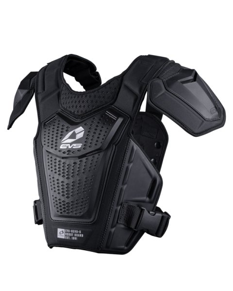 EVS Revo 5 Roost Deflector Black/White - Small/Medium