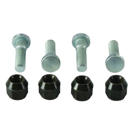 QuadBoss 09-13 Kawasaki KVF650 Brute Force 4x4i Front Wheel Stud & Nut Kit