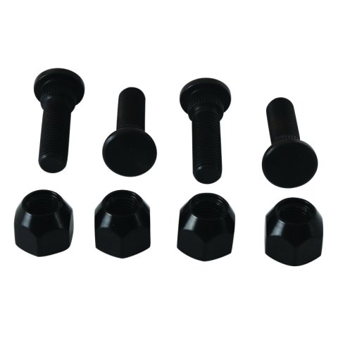 QuadBoss 99-04 Yamaha YFM250 Bear Tracker Front Wheel Stud & Nut Kit