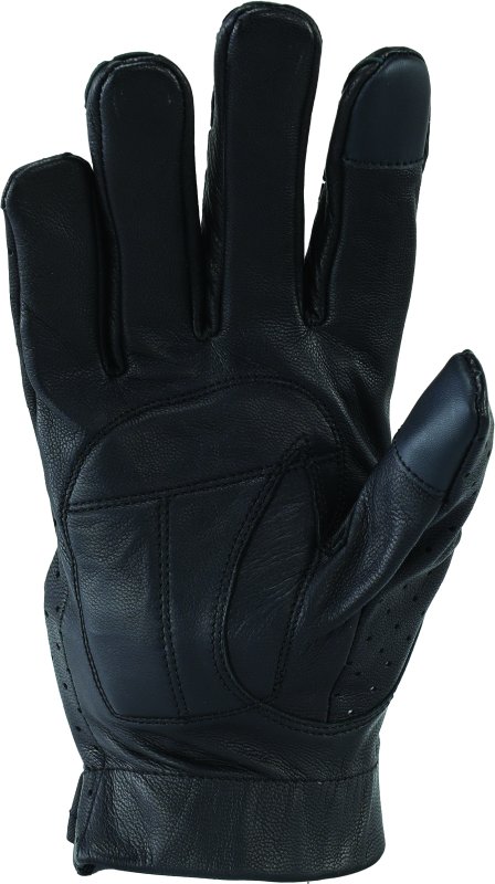 Kuryakyn Leather By River Road Tucson Leather Perforated Gloves Black - Small