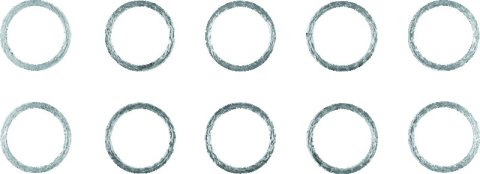 Twin Power 84-Up Evo BT and XL and M8 Exhaust Gaskets Replaces 65324-83 .120 Thick 10 Pk