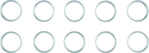 Twin Power 84-Up Evo BT and XL and M8 Exhaust Gaskets Replaces 65324-83 Tapered 10 Pk