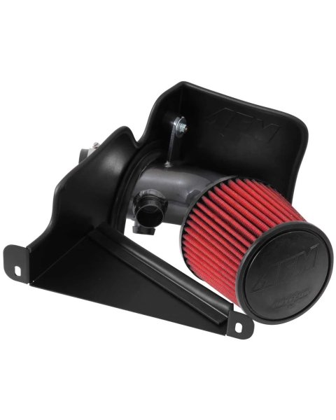 Air Induction System - Cold Air Intake - Reusable Dry Filter - Aluminum - Gray Powder Coat - Volkswagen Beetle / Golf / Jetta / Passat 2011-14 - Kit