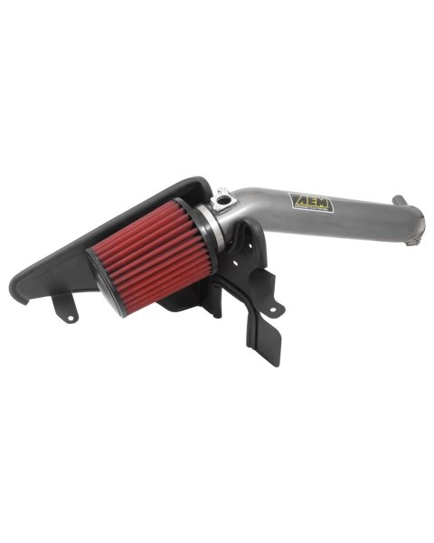 Air Induction System - Cold Air Intake - Reusable Dry Filter - Aluminum - Gray Powder Coat - Lexus IS200t / IS300 2016-24 - Kit