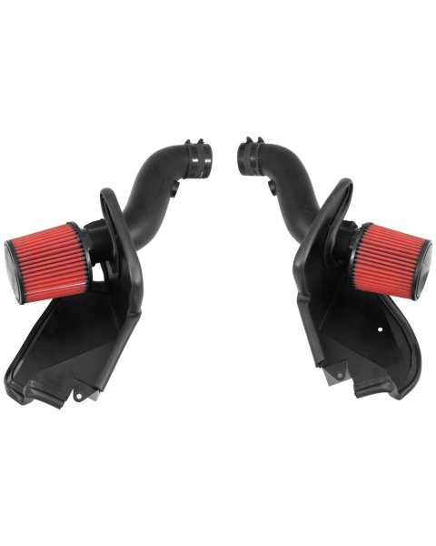 Air Induction System - Cold Air Intake - Reusable Dry Filter - Plastic - Black - Infiniti M37 2011-13 / Infiniti Q70 2014-17 - Kit