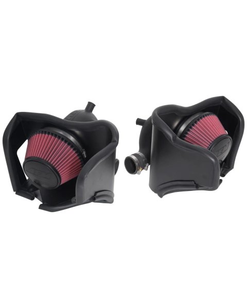 Air Induction System - Cold Air Intake - Reusable Dry Filter - Plastic - Black - Kia Stinger 2020-23 / Genesis G70 2024 - Kit