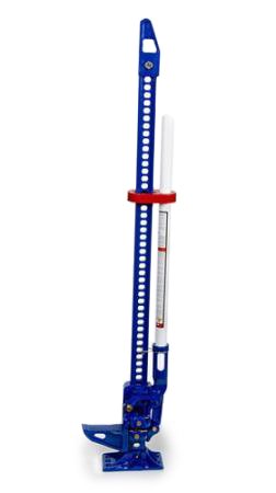 Floor Jack - Hi-Lift Patriot - 60 in Long - 7000 lb Capacity - Cast Iron - Blue / Red / White Powder Coat - Each