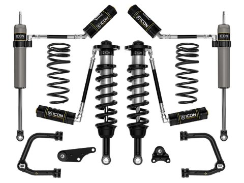 ICON Vehicle Dynamics Suspension Leveling & Lift Kits K53294TX 24 TACOMA 1.25-3" STAGE 4 SUSPENSION SYSTEM TUBULAR OVERLAND REAR COILS