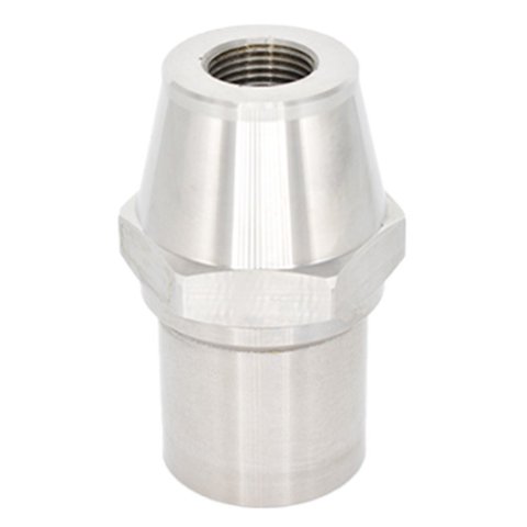 Tube End - Weld-On - Threaded - 3/4-16 in Left Hand Female Thread - 1-3/4 in Tube - 0.120 in Tube Wall - Chromoly - Natural - Each