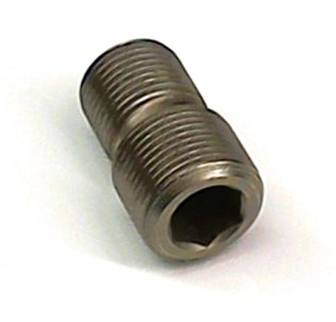 Fitting - Adapter - Straight - 3/4-16 in Male to 22 mm x 1.5 Male - Steel - Natural - Each