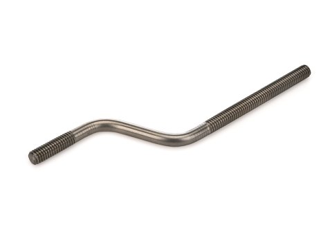 Air Cleaner Stud - 5/16-18 in Thread - 6.375 in Long - Offset - Steel - Zinc Oxide - Each