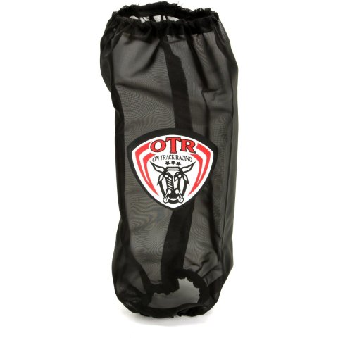 Air Filter Wrap - Round - 5 in Diameter - 9.66 in Tall - OTR Logo - Polyester - Black - Can-Am Maverick / Defender 2016-20 - Each