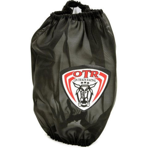 Air Filter Wrap - Round - 5.9 in Diameter - 9.37 in Tall - OTR Logo - Polyester - Black - Yamaha YXZ1000R 2016-23 - Each