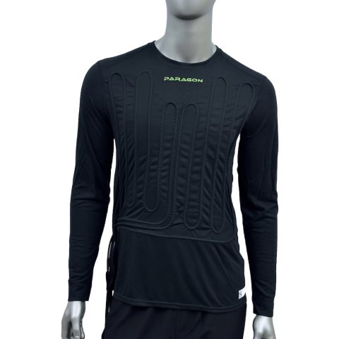 Cooling Shirt - Ignite - Kink Free Water Tubing - Right Side Exit - SFI 3.3 - Synthetic Fiber - Long Sleeve - Black - X-Large - Each