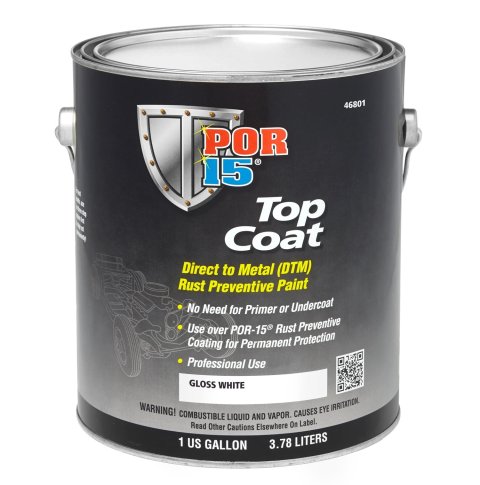 Paint - Top Coat - Urethane - White - 1 gal Can - Each