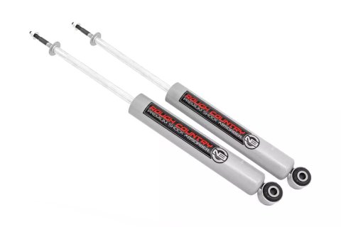Shock - Premium N3 Series - Monotube - 9.89 in Compressed / 14.82 in Extended - Steel - Silver Paint - Front - Ford Compact Truck 1983-97 - Pair