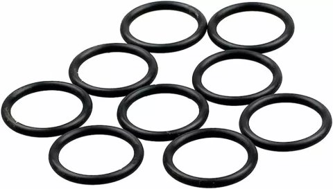 O-Ring - 720 Series - 12 AN - Rubber - Black - Redhorse Performance Fittings - Set of 10