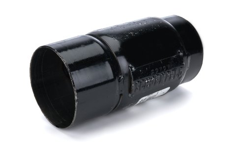 Muffler - Race - 2-3/4 in Center Inlet - 2-3/4 in Center Outlet - 4 x 3 in Round Body - 6 in Long - Steel - Black Paint - Each