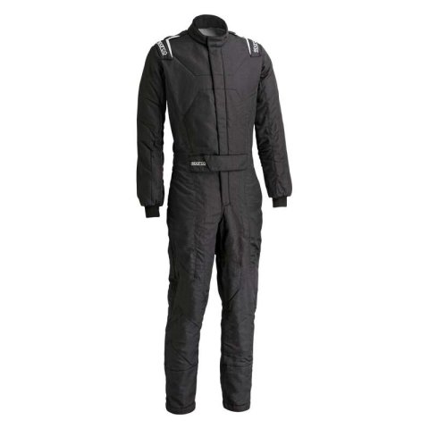 Driving Suit - Stint - 1-Piece - SFI 3.2A/5 - Double Layer - Aramid / Nomex - Black - 2X-Large/3X-Large - Each
