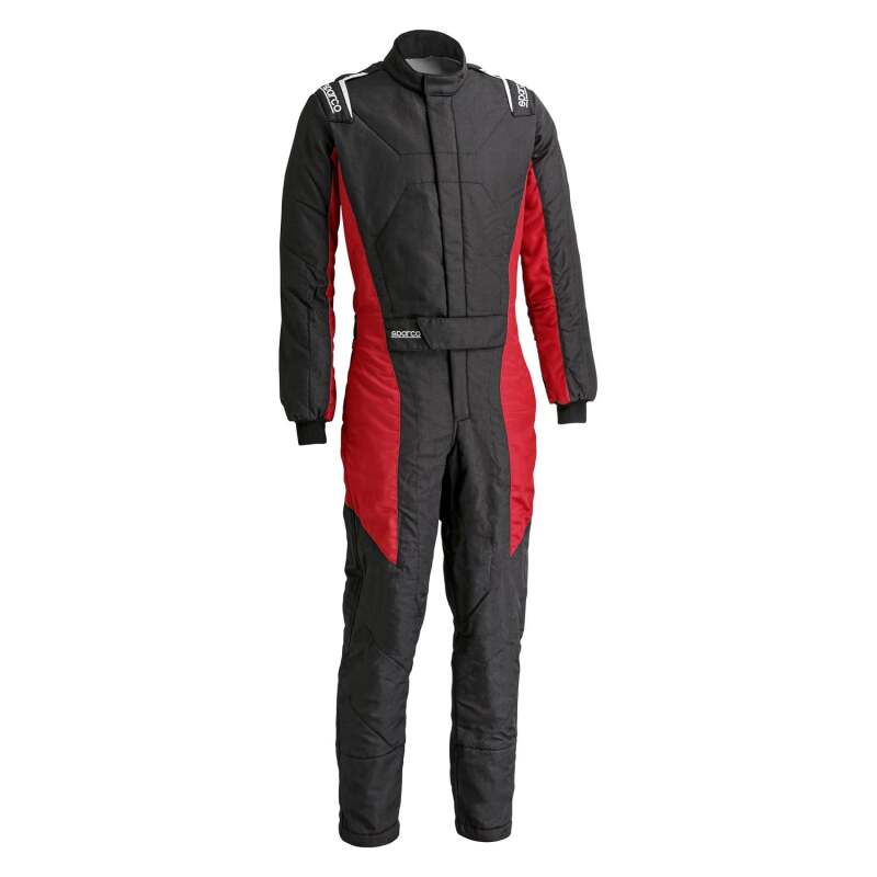 Driving Suit - Stint - 1-Piece - SFI 3.2A/5 - Double Layer - Aramid / Nomex - Black / Red - Large/X-Large - Each