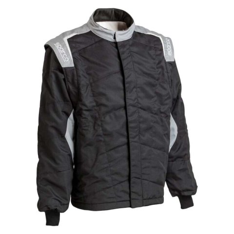 Driving Jacket - Stint - SFI 3.2A/5 - Double Layer - Aramid / Nomex - Black / Gray - Medium - Each