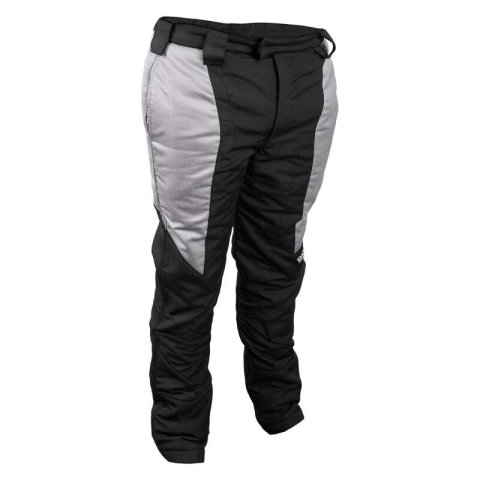 Driving Pants - Stint - SFI 3.2A/5 - Double Layer - Aramid / Nomex - Black / Gray - 2X-Large - Each