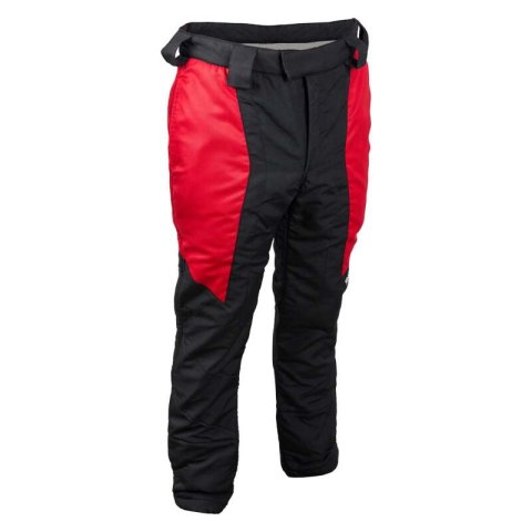 Driving Pants - Stint - SFI 3.2A/5 - Double Layer - Aramid / Nomex - Black / Red - 2X-Large/3X-Large - Each