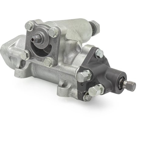 Steering Box - Power - Sportsman 600 Series - 4-Bolt - 3/4 in 30 Spline - 6 to 1 Ratio - 0.210 in Valve - Iron - Natural - Universal - Each