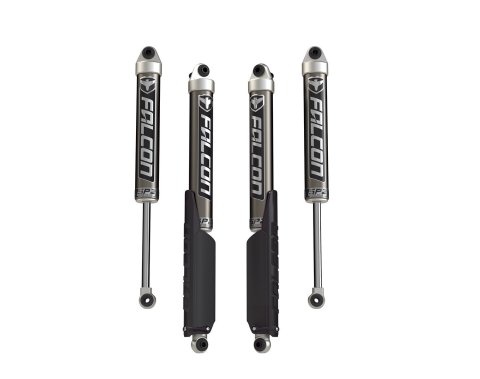 Shock - Falcon SP2 2.1 - Monotube - 2.3 in OD - Aluminum - Clear Anodized - Jeep Wrangler JL 2007-25 - Kit