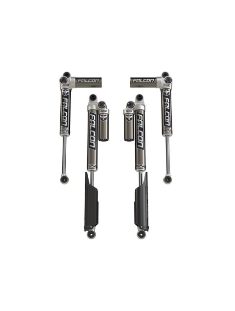 Shock - Falcon SP2 3.1 - Monotube - Single Adjustable - 2.3 in OD - Aluminum - Clear Anodized - Jeep Wrangler JL 2007-25 - Kit