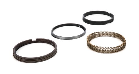 Piston Rings - Classic Race - Gas Ported - 4.035 in Bore - File Fit - 1.5 x 1.5 x 3.0 mm Thick - Low Tension - Ductile Iron - Plasma Moly - 8-Cylinder