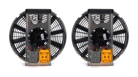 Blower and Fan - Wheel Cooling Fan - Magnetic - Cordless - 15 in Wheels - Dewalt 20V Battery - Plastic / Aluminum - Pair