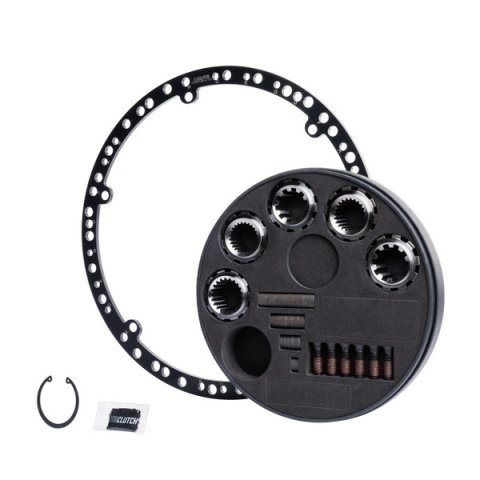 Clutch Kit Components - Flywheel Mount / Hub Splines / Spacers / Hardware - Steel - UniClutch 10 in Clutches - Kit