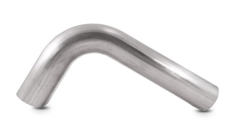 Exhaust Bend - 90 Degree - Mandrel - 3 in Oval - 4.5 in Radius - 6 x 6 in Legs - 16 Gauge - Stainless - Each