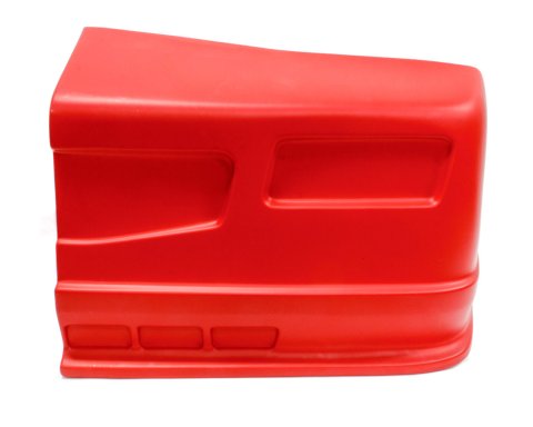 Nose - Dominator SS - Driver Side - Plastic - Red - Universal - Street Stock - Each