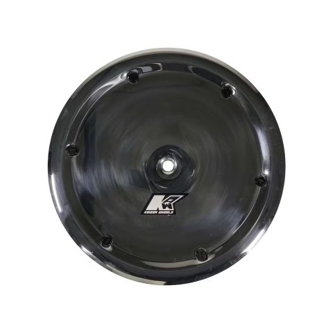 Mud Cover - Quick Release Fastener - Aluminum - Polished - 15 in Wheels - Each