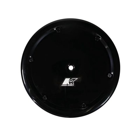 Mud Cover - Quick Release Fastener - Aluminum - Black Powder Coat - 15 in Wheels - Each