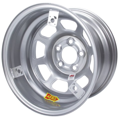 Wheel - 52-Series - 15 x 8 in - 3.000 in Backspace - 5 x 5.00 in Bolt Pattern - Steel - Silver Powder Coat - Each