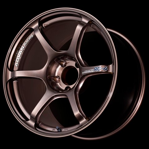 Advan RG-4 17x8.0 / +45 Offset / 5x114.3 / 73mm Bore / Racing Copper Bronze
