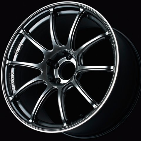 Advan RZII 16x5.5 / +38 Offset / 4x100 / 63mm Bore / Racing Hyper Black and Ring