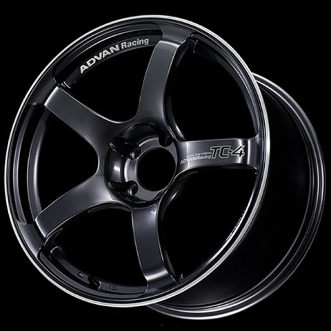 Advan TC4 16x6.5 / +37 Offset / 4x100 / 63mm Bore / Racing Gunmetallic and Ring