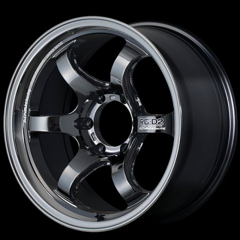 Advan RG-D2 for Truck 18x9.0 / +00 Offset / 6x139.7 / 112mm Bore / Black Chrome