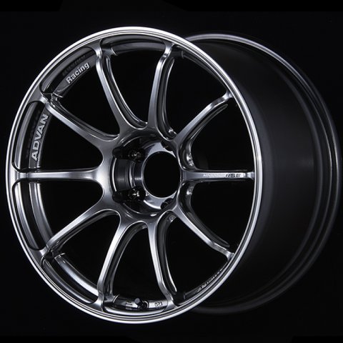 Advan RSIII 19x9.5 / +38 Offset / 5x112 / 66.5mm Bore / Racing Hyper Black and Ring