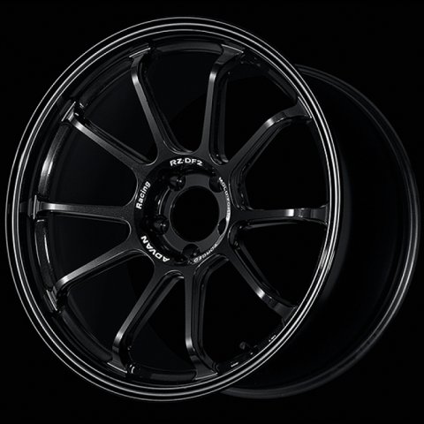 Advan RZ-DF2 19x9.5 / +44 Offset / 5x114.3 / 73mm Bore / Racing Titanium Black