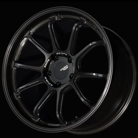 Advan RZ-DF2 for Porsche 20x8.5 / +50 Offset / 5x130 / 71.6mm Bore / Racing Titanium Black