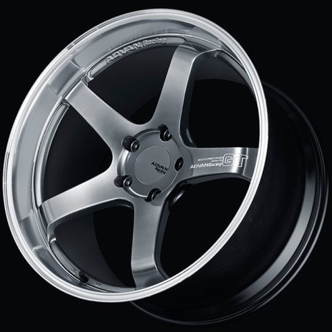 Advan GT for Porsche 21x12.5 / +44 Offset / CL-CL / Machining & Hyper Platinum Black