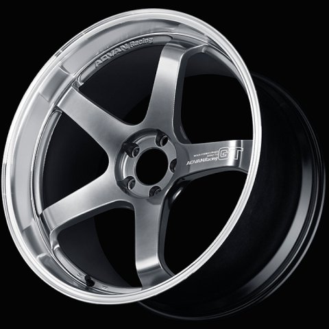 Advan GT Premium Version 21x10.5 / +24 ET / 5x114.3 / 73mm Bore / Machining and Hyper Platinum Black