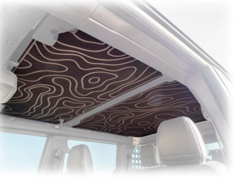 Turn Offroad 2021+ Ford Bronco Foam Headliner for TR10 Hardtop Black