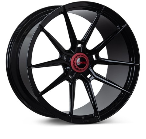 Vossen x Novitec NF10 21x9.5in - 5x114.3 BP - ET33 - Gloss Black Ferrari F12 Front Wheel