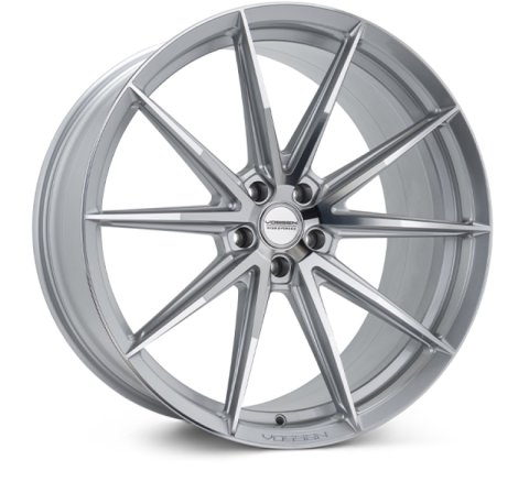 Vossen HFX-2 24x10 - 5x130 - ET15 - Deep - 84.1 - Silver Polished Wheel